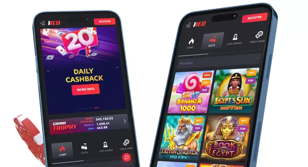 1Red Casino App-schermafbeelding